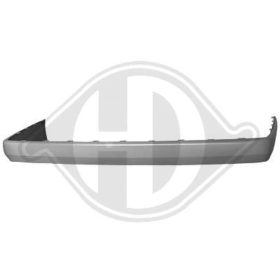 Bandeau de pare chocs arrière Mercedes Classe E W124