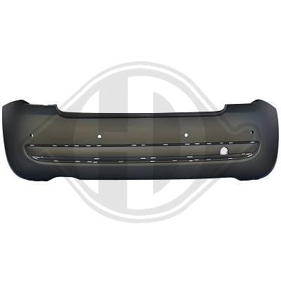 Bouclier arrière FIAT 500 + Parktronic + chrome