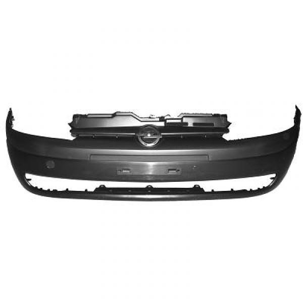 Bouclier avant Opel Combo noir 02/04