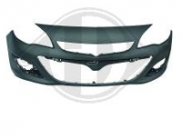 Bouclier avant Opel Astra J + xénons + radars 2 trous