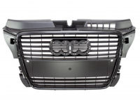 Calandre noir mat contour noir AUDI A3 + parktronic
