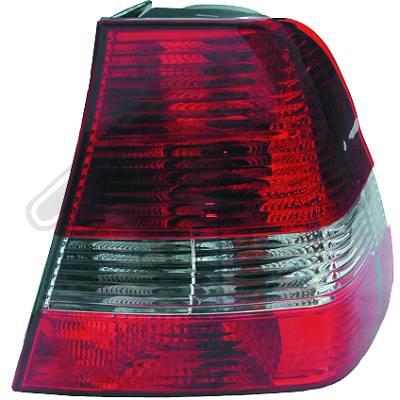 Feux arrière X2 rouge et blanc BMW E46 compact