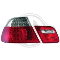 FEUX ARRIERE DESIGN LED ROUGE ET BLANC BMW E46