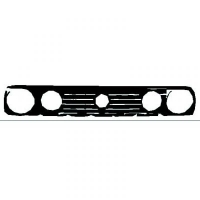 Grille de calandre Golf 2 double phare