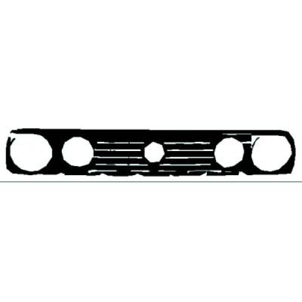 Grille de calandre Golf 2 double phare