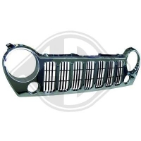 Grille de calandre chromé double phares Cherokee KJ