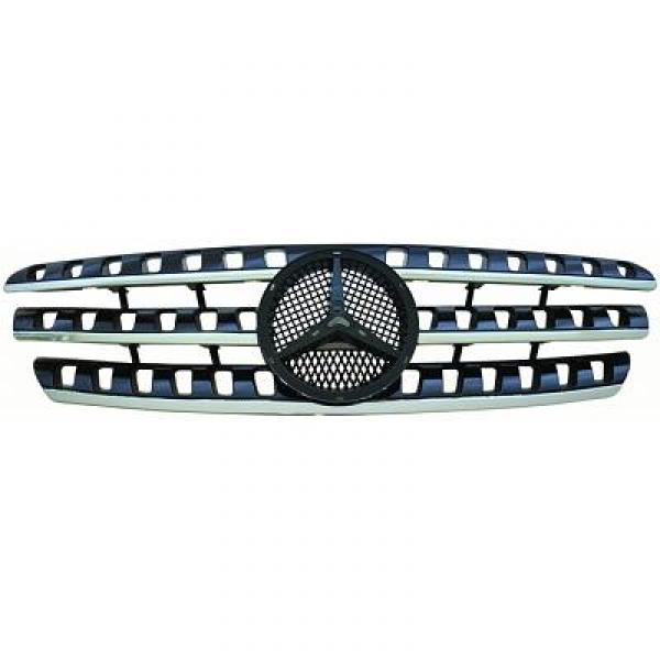 Grille de calandre noir et chrome Mercedes ML W163
