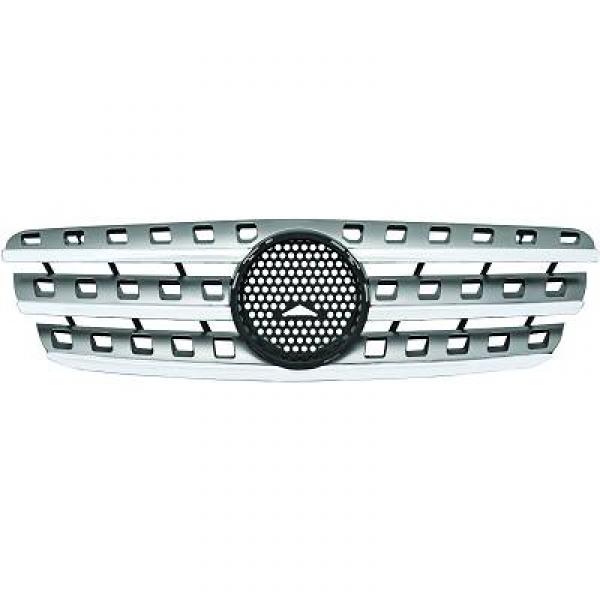 Grille de calandre argent et chrome Mercedes ML W163