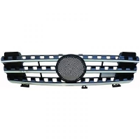 Grille de calandre chrome / noir Mercedes ML W164