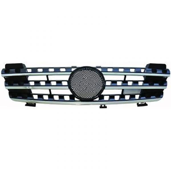 Grille de calandre chrome / noir Mercedes ML W164