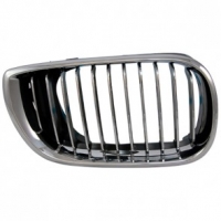 Grille de calandre bmw série 3 E46 cadre + grilles chromé