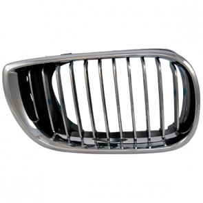 Grille de calandre bmw série 3 E46 cadre + grilles chromé