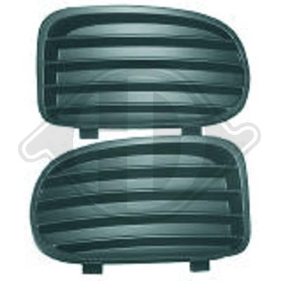 Grille latérale de pare choc avant Opel Vectra B