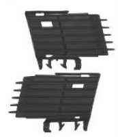 Grilles de pare choc latéral + AB Opel Vectra C