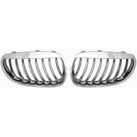 grilles de calandre chomé X2 bmw e60