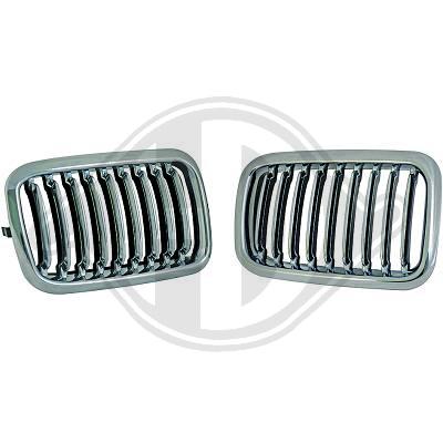 Grilles de calandre chromé X2 BMW E36 91/96