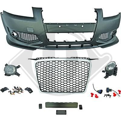 Pare chocs avant LOOK S3 Grille chrome