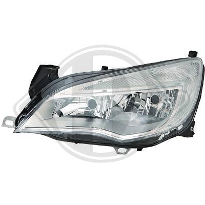 Phare avant chromé Hella Opel Astra J
