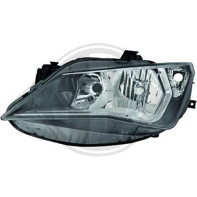 Phare avant double optiques SEAT IBIZA fond chromé