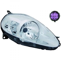 Phare avant Fiat Punto Grande fond chrome