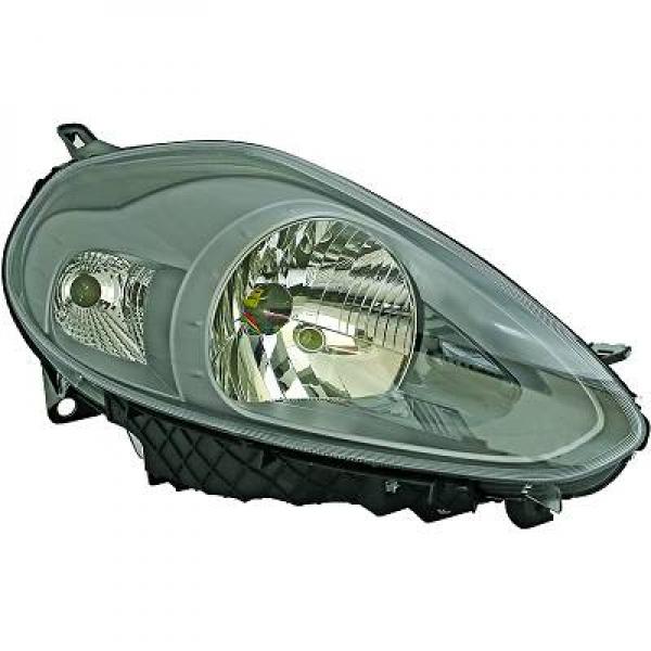 Phare avant Fiat Punto masque gris