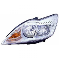 Phare avant fond blanc Ford Focus 3