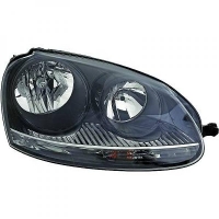 Phare avant fond noir Golf 5 sport