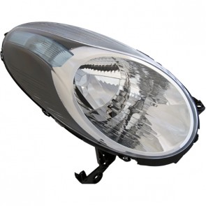 Phare avant Nissan Micra K12 fond chromé