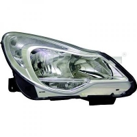 Phare + clignotant fond chromé Opel Corsa D
