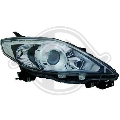 Phare noir Mazda 5 CR 08/10