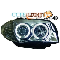 Phares CCFL Angel Eyes chrome BMW E87
