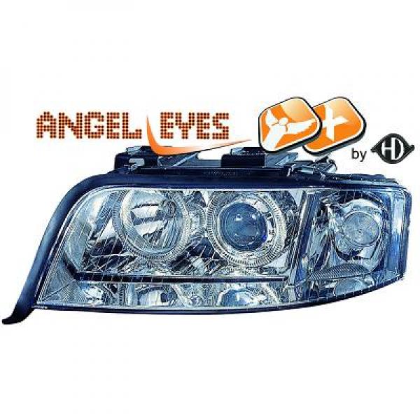 Phares design xénons à anneaux AUDI A6