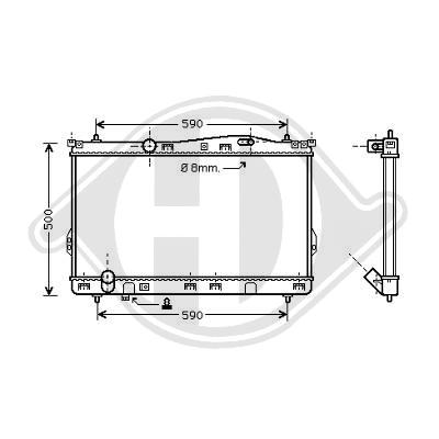 radiateur eau Hyundai Trajet