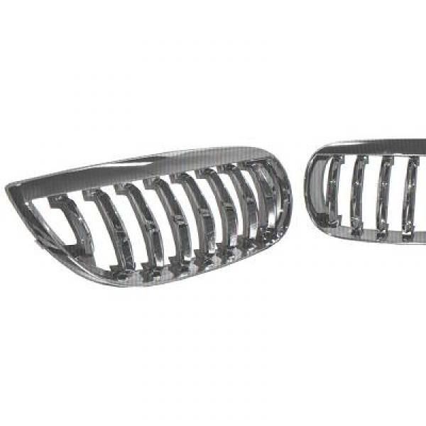 Set grilles de calandre chromé bmw série 1 E87