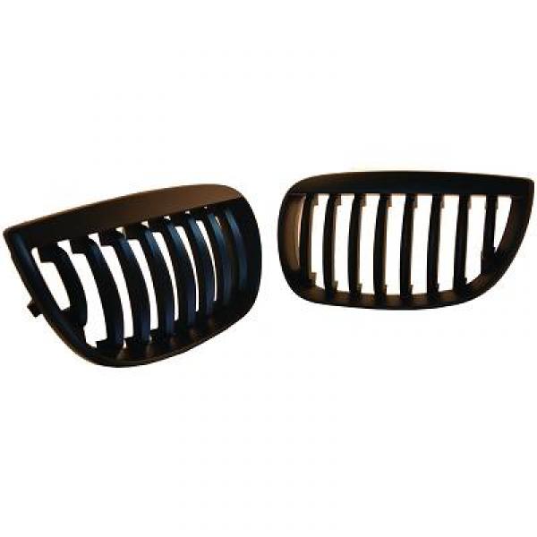 Set grilles de calandre noir bmw série 1 E87