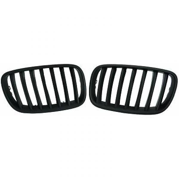 Set grilles de calandres design noir BMW X5 E70
