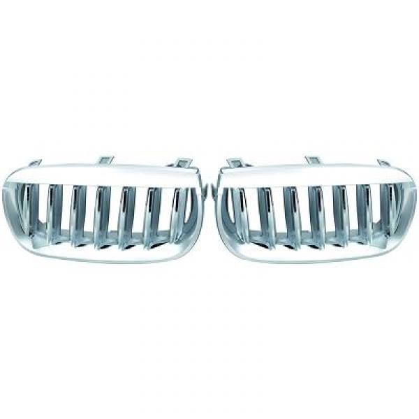 Set grilles de calandres chromé BMW X3 E83