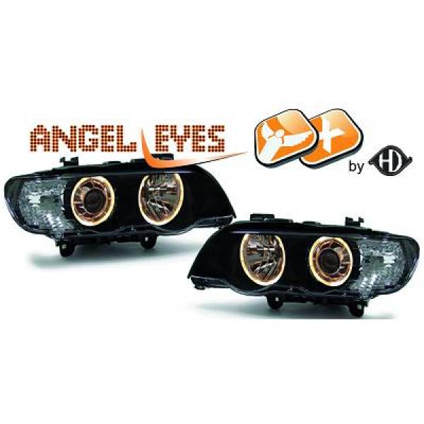 Set phares Angel eyes xénons BMW X5 E53