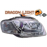 Set phares design à led dragon lights  audi a4