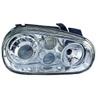Set phares Golf 4 look R32 fond chromé