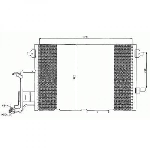 z Condenseur Audi A6 2,5l TDI