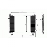 z Condenseur de climatisation TOYOTA YARIS 1.4L D4D